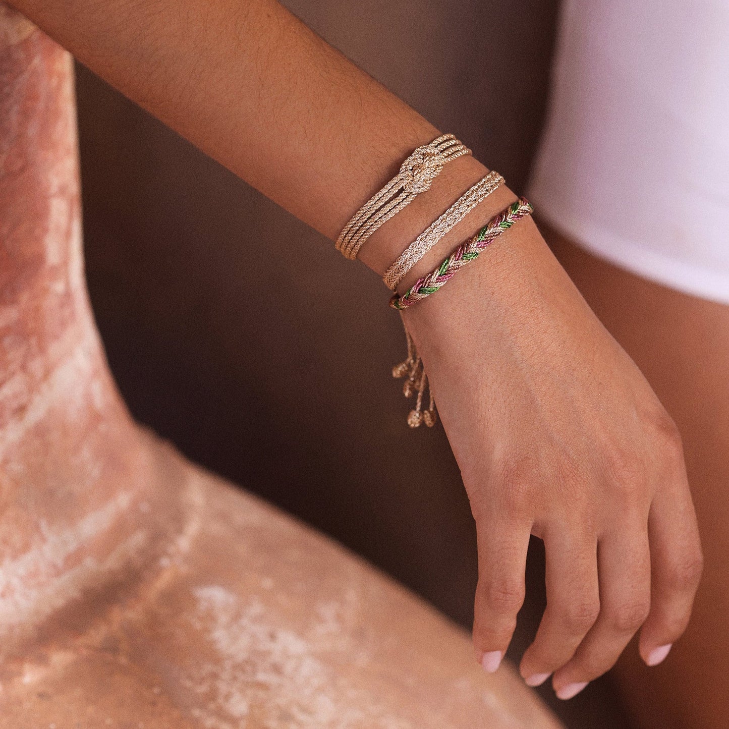 Pulsera Tejida - Gold
