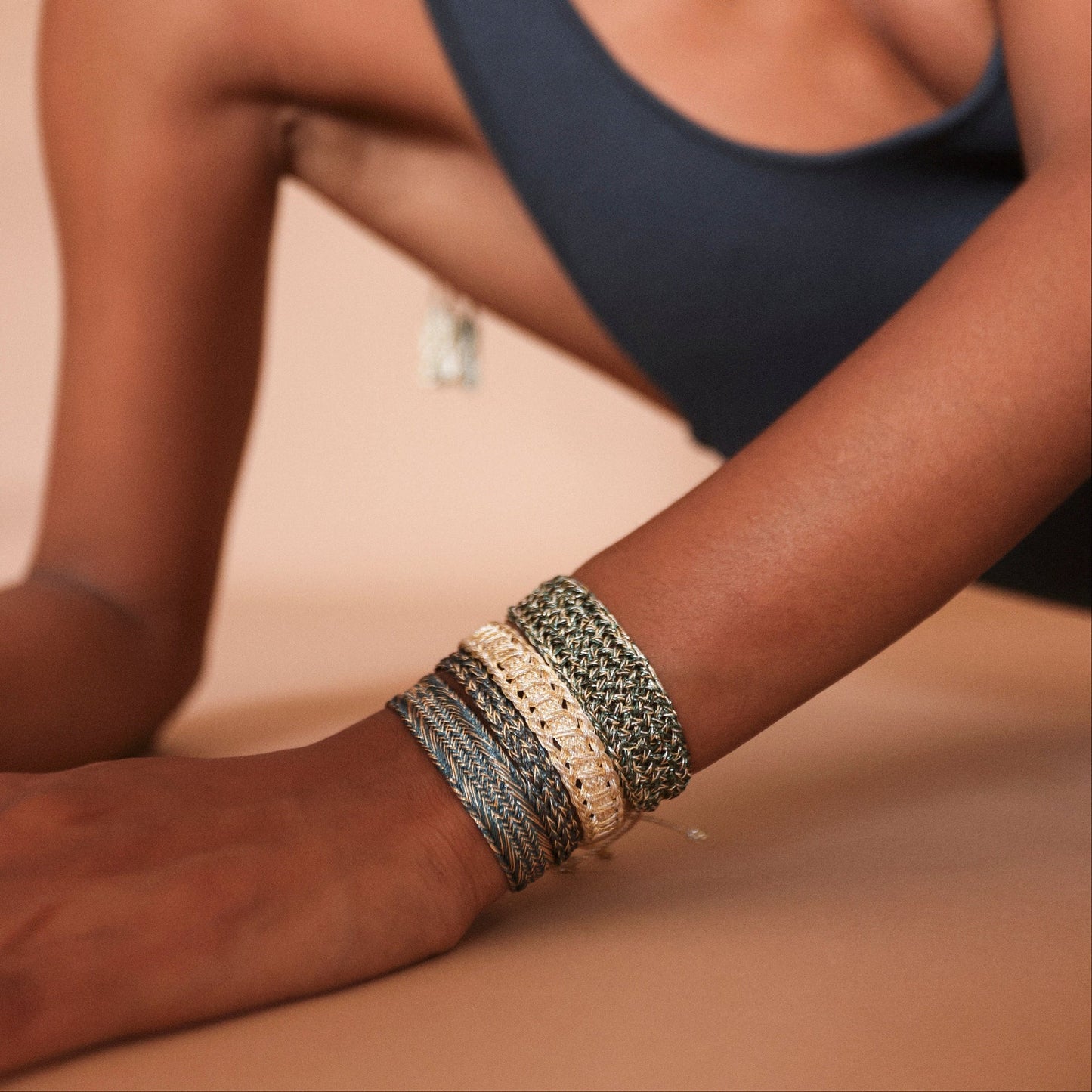 Pulsera Tejida - Blue