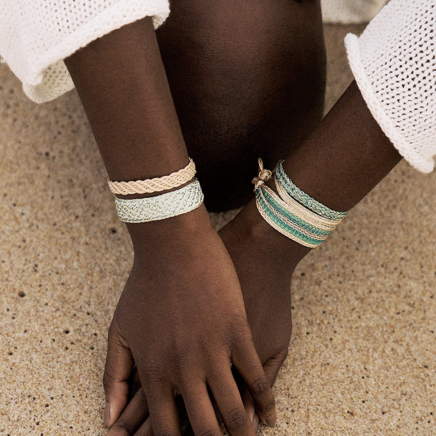 Pulsera Tejida - Green