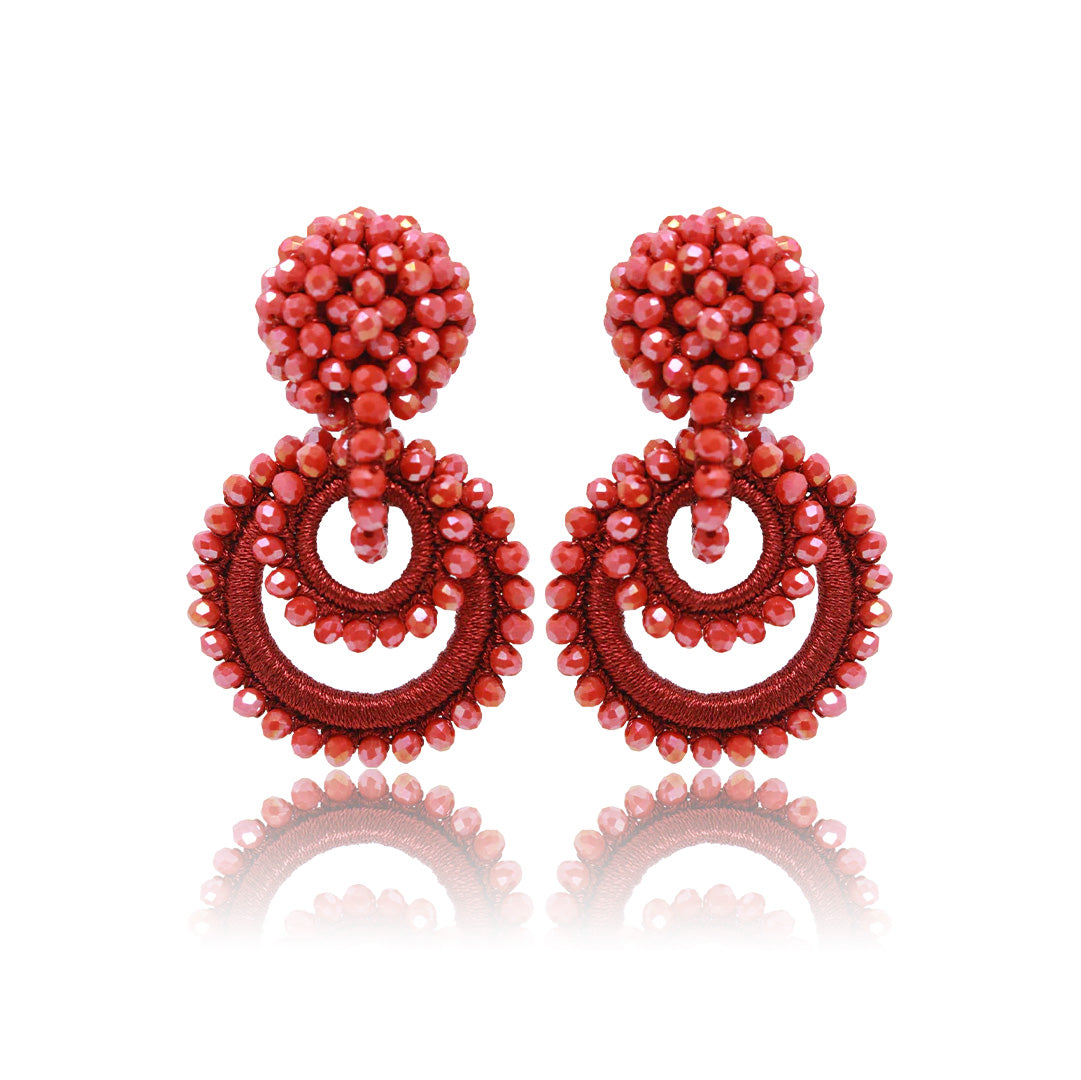 Aros Viena L - Rojo