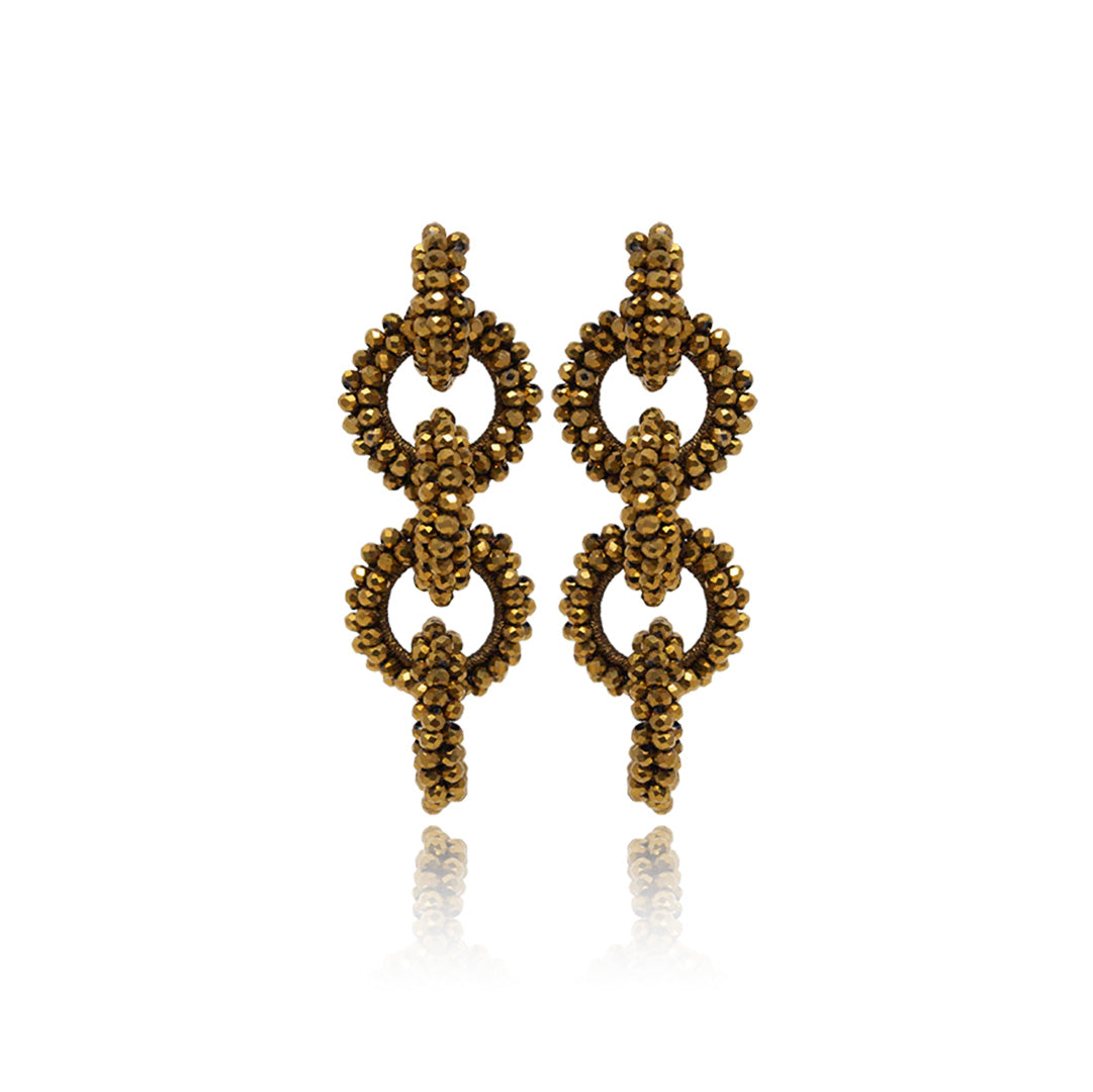 Aros Tulip doble - Gold