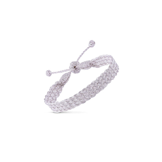 Pulsera Tejida - Silver