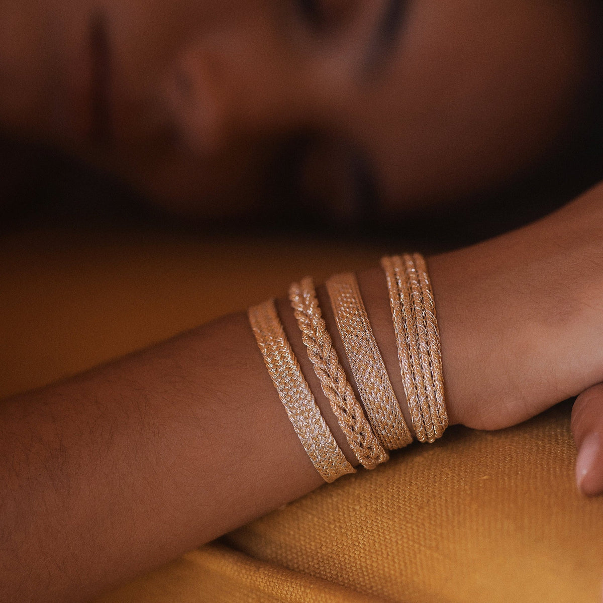 Pulsera Tejida - Gold