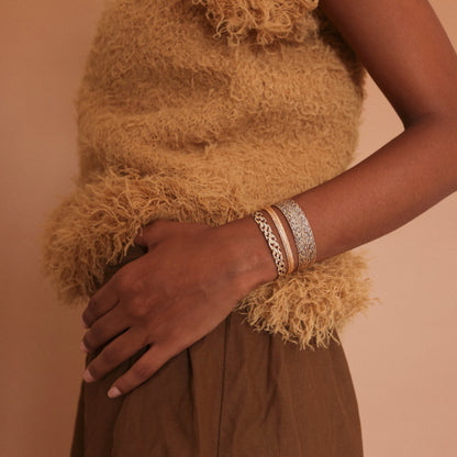 Pulsera Tejida - Café