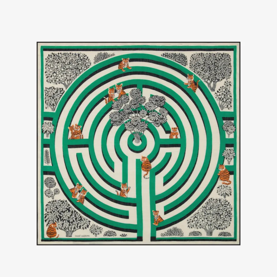 Pañuelo Labyrinthe - Verde