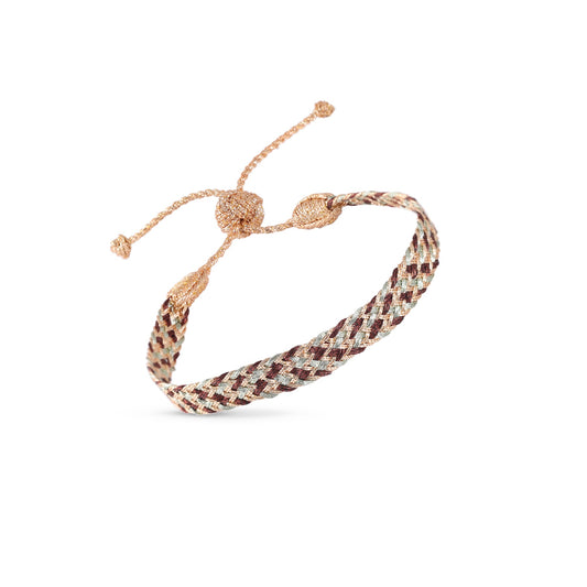 Pulsera Tejida - Café