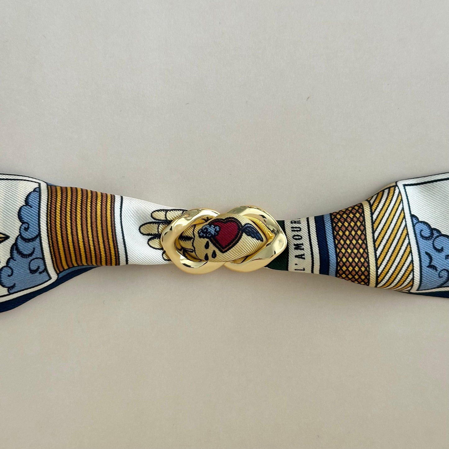 Pulsera Carré Gold - Soleil Navy