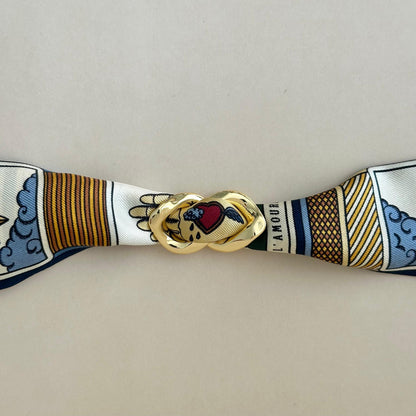 Pulsera Carré Gold - Soleil Navy