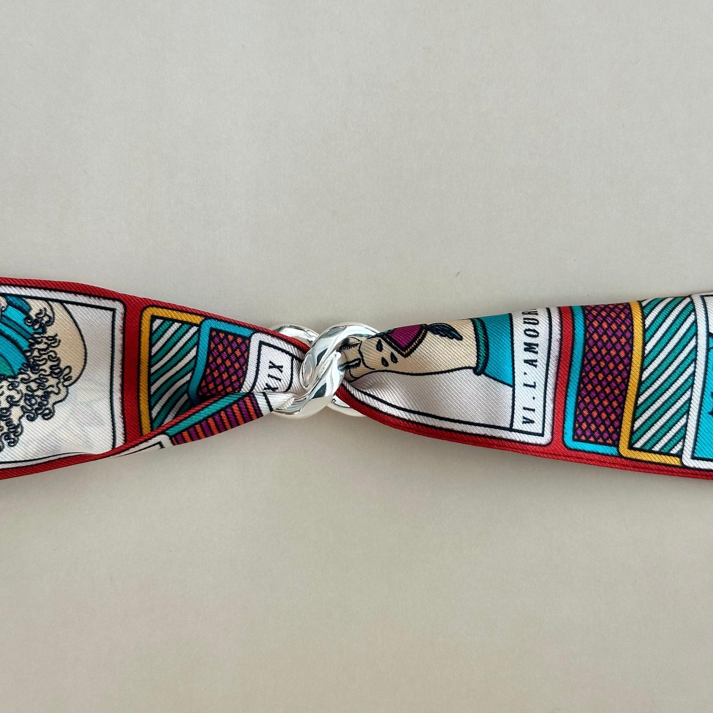 Pulsera Carré Silver - Soleil Red