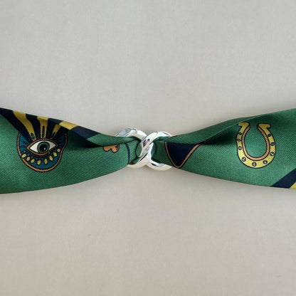 Pulsera Carré Silver - Lucky Green