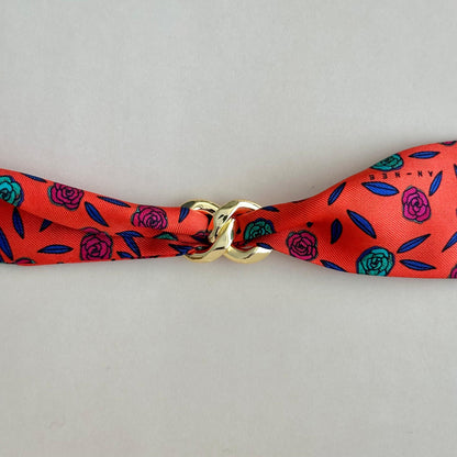 Pulsera Carré Gold - Fleur Orange