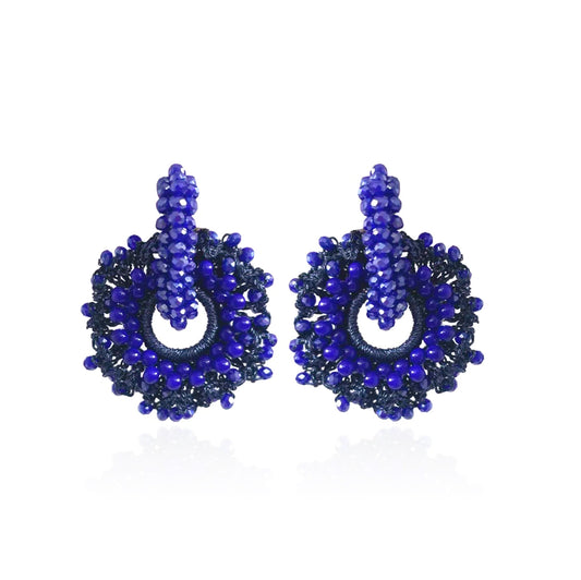 Aros Tejidos - Azul