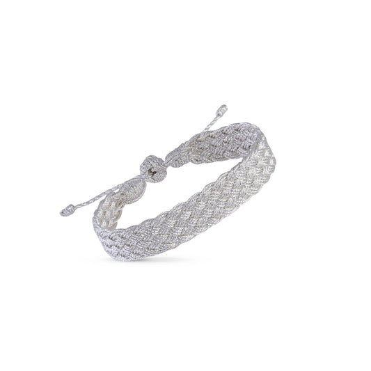 Pulsera Tejida - Silver