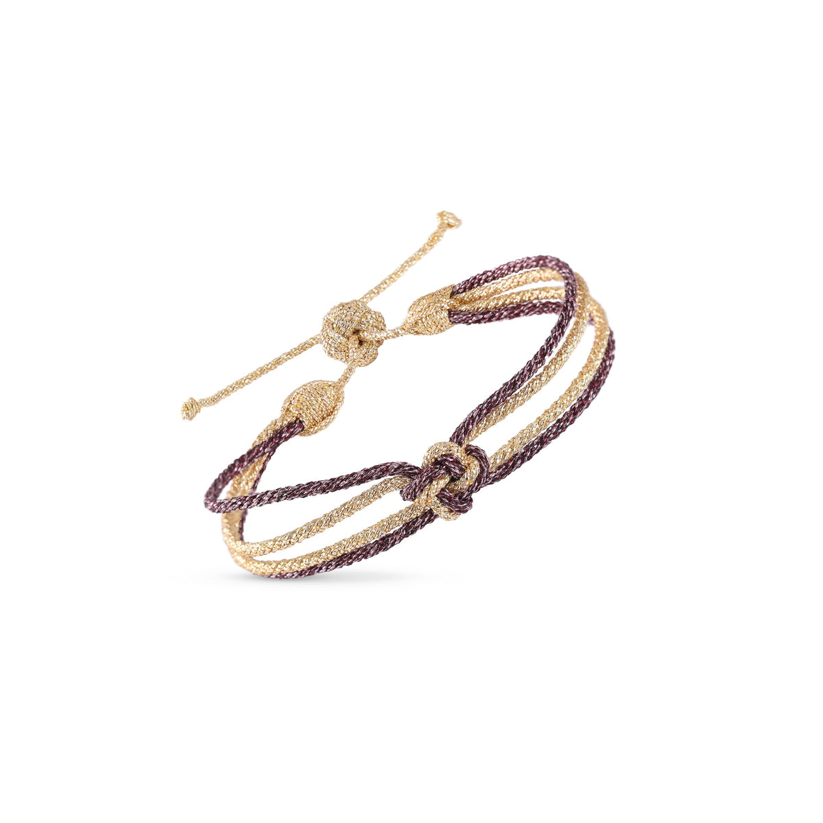 Pulsera Tejida - Morada