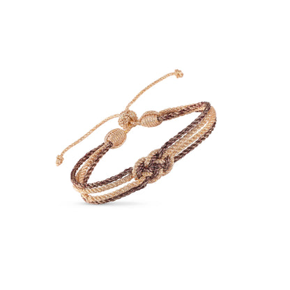 Pulsera Tejida - Brown