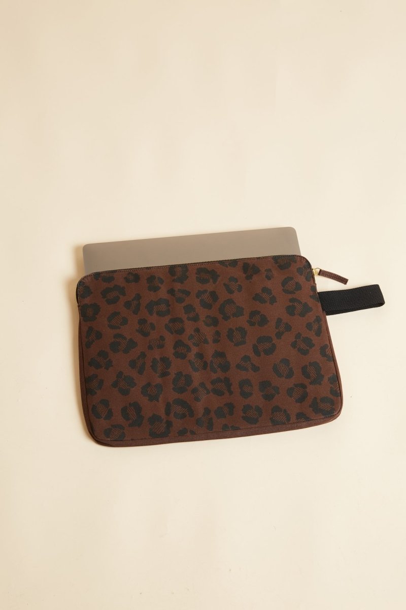 Estuche Laptop 13" Leopard