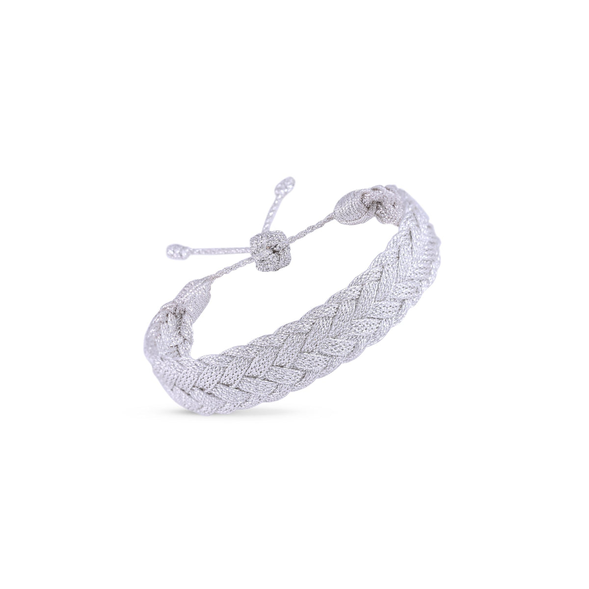 Pulsera Tejida - Silver