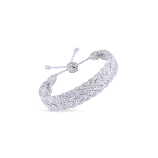 Pulsera Tejida - Silver