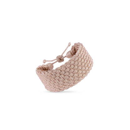 Pulsera Tejida - Gold & Silver