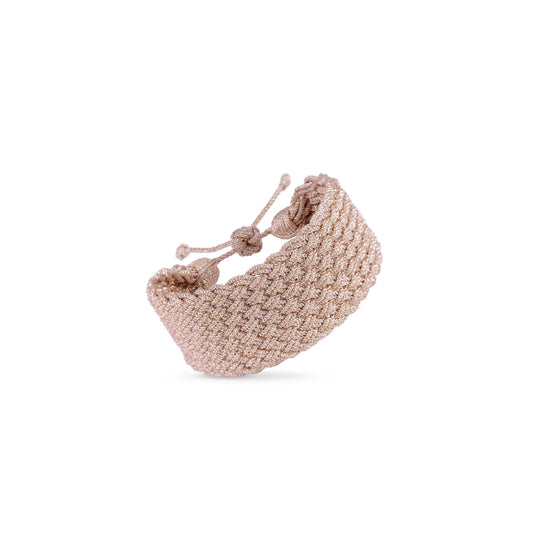 Pulsera Tejida - Gold & Silver