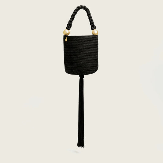 Cartera Pompon - Black