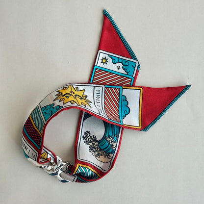 Pulsera Carré Silver - Soleil Red