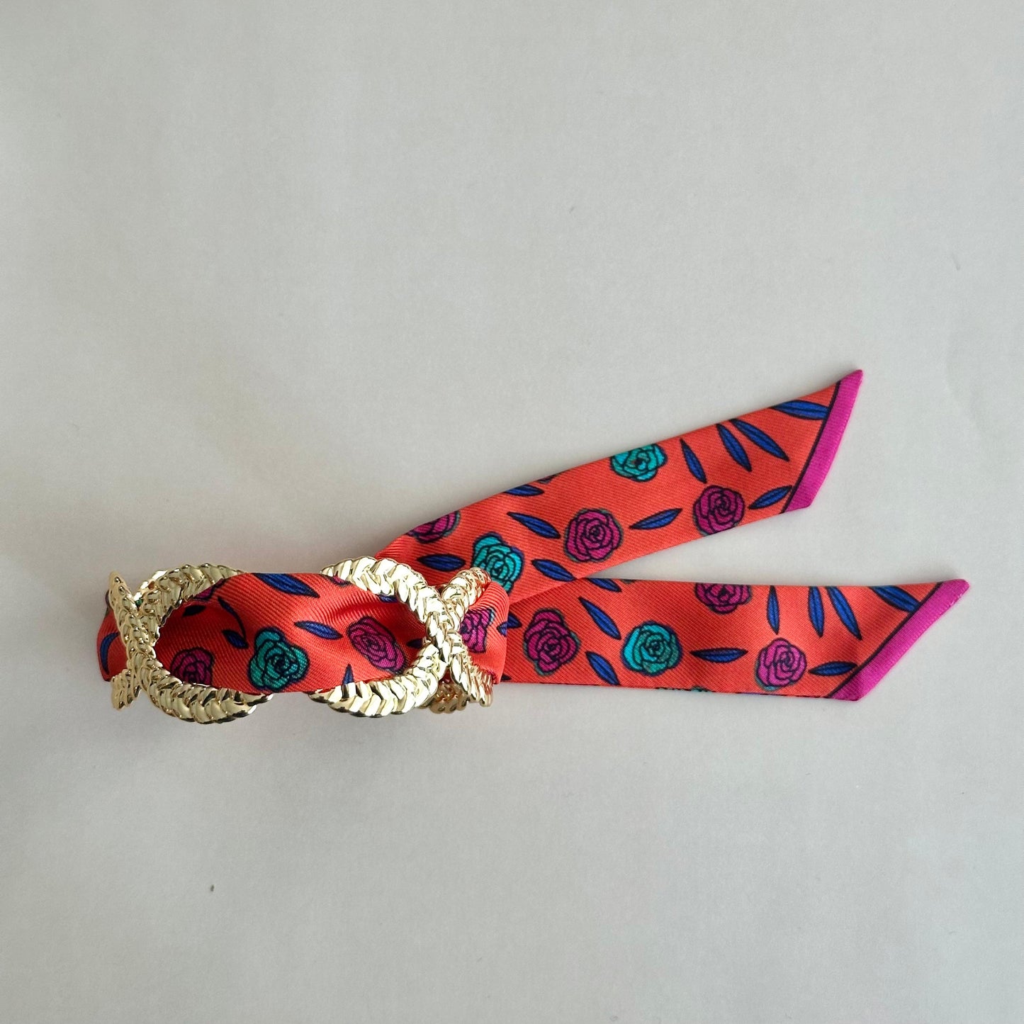 Esclava Espiga Gold - Fleur Orange