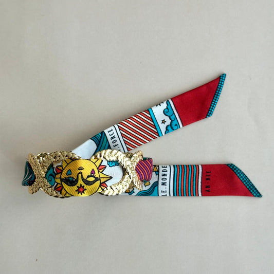 Esclava Espiga Gold - Soleil Red