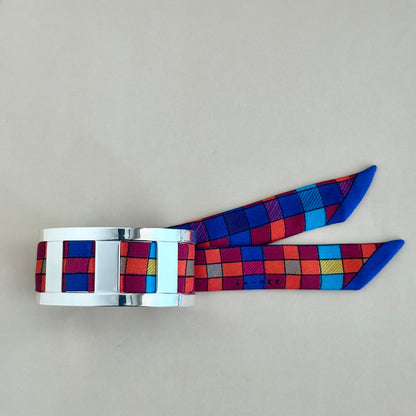 Esclava Merci Silver - Tartán Bleu