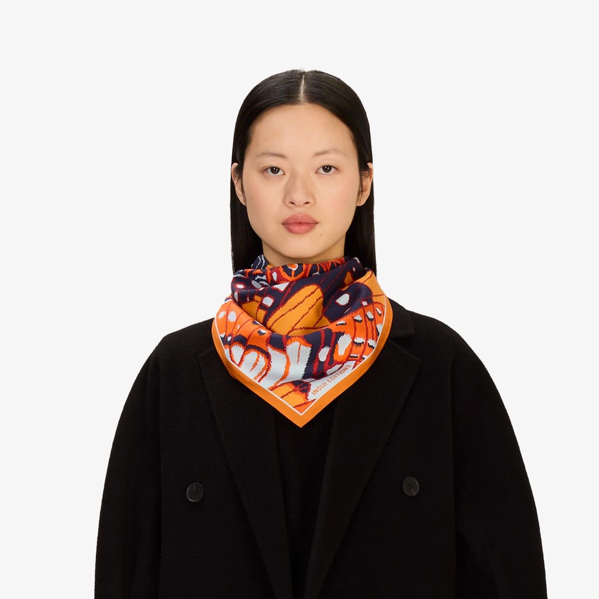 Pañuelo Papillons S - Orange