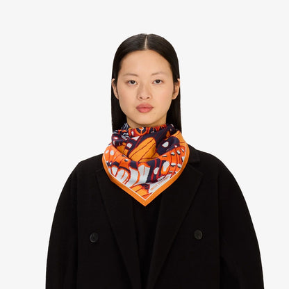 Pañuelo Papillons S - Orange