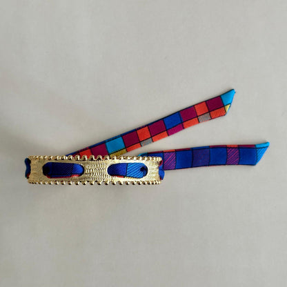 Esclava Rulet Gold - Tartán Bleu