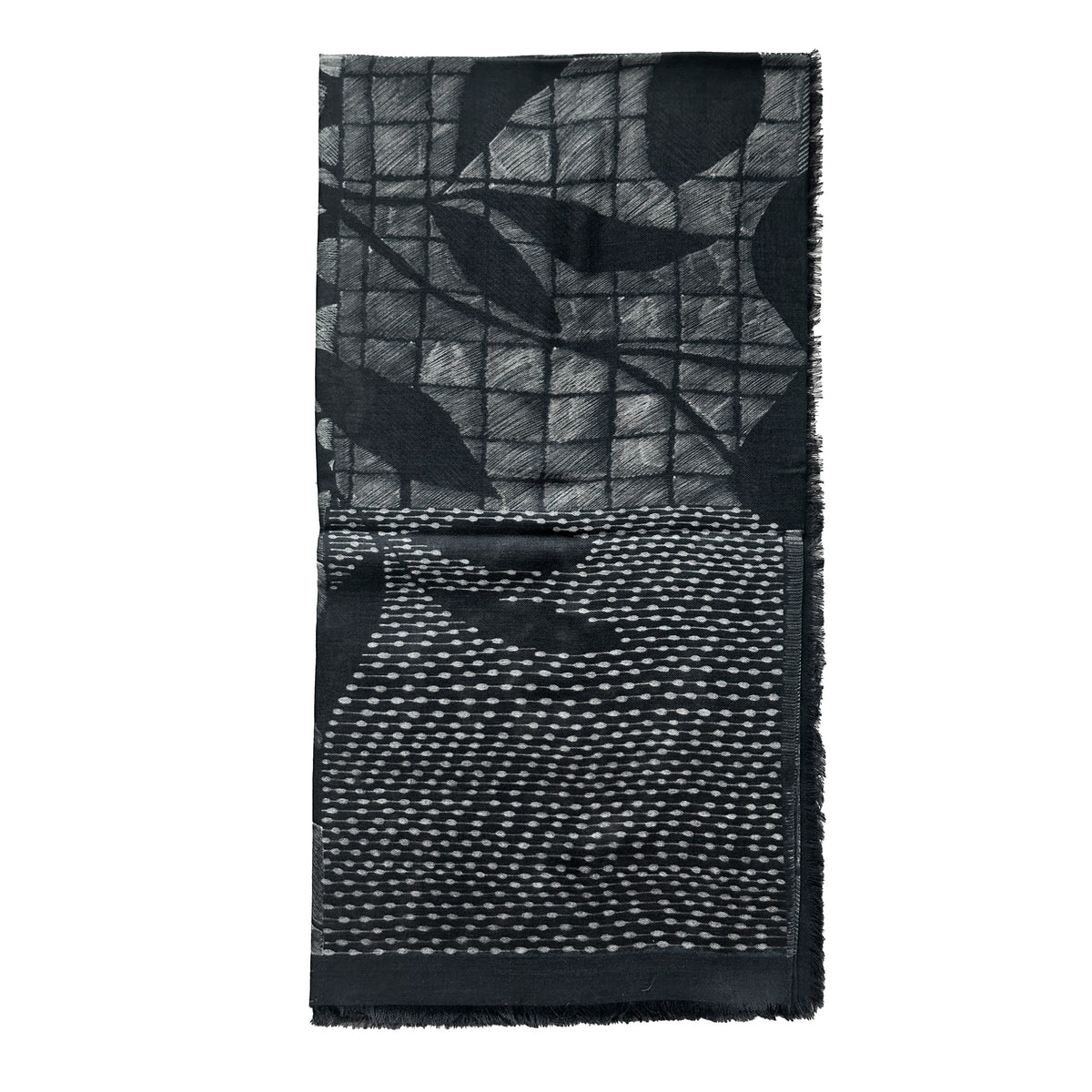 Pañuelo Leaf - Black