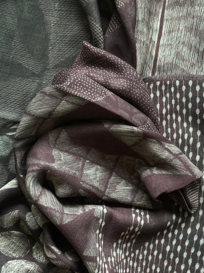 Pañuelo Leaf - Burdeo