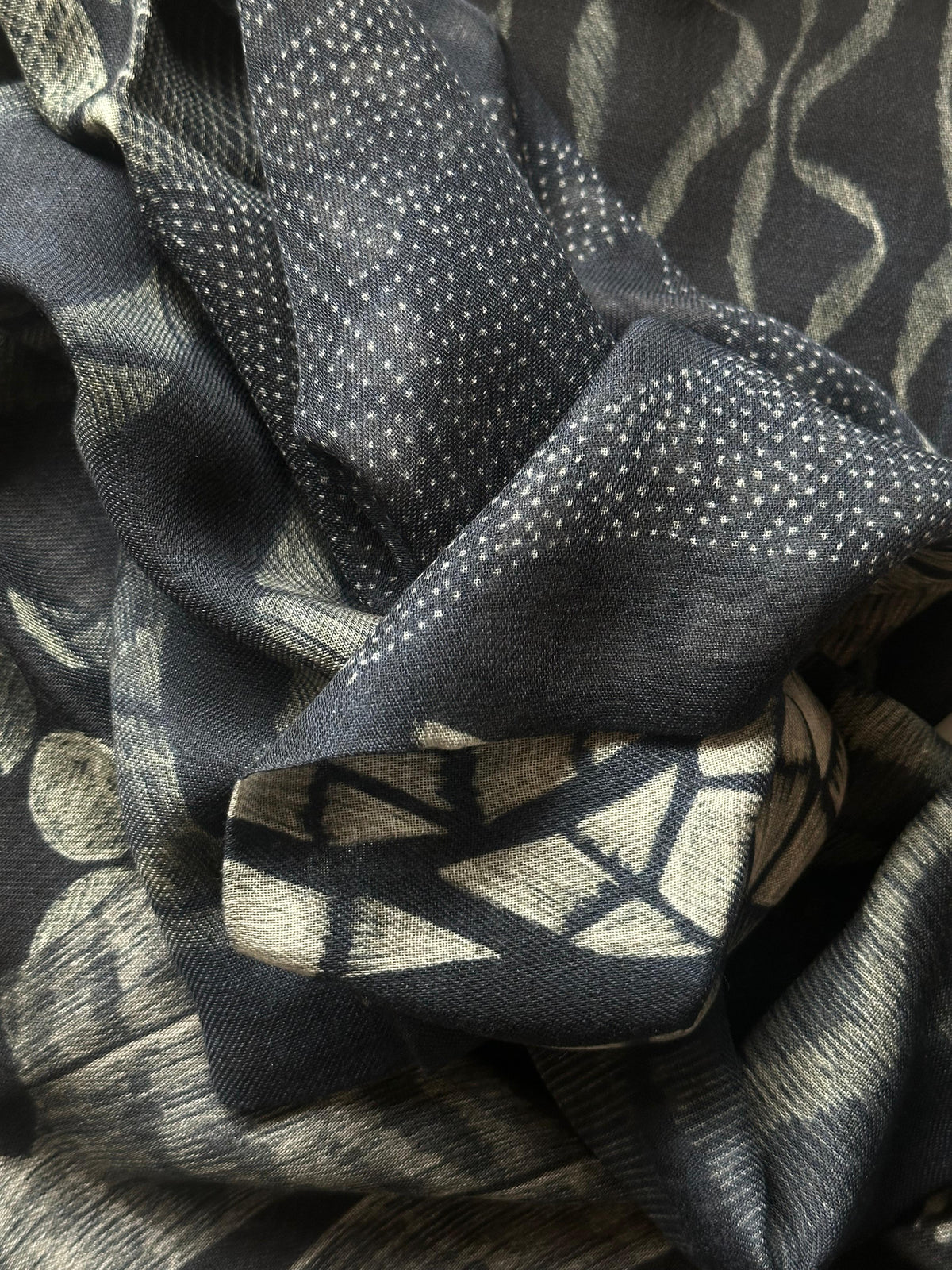 Pañuelo Leaf - Black