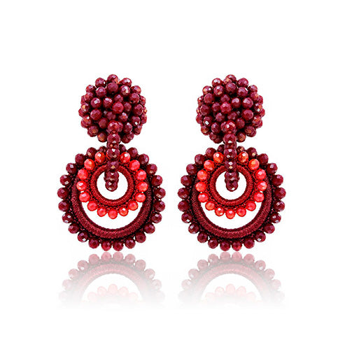 Aros Viena M - Burdeo & Rojo