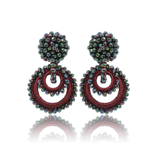 Aros Viena L - Burdeo Tornasol