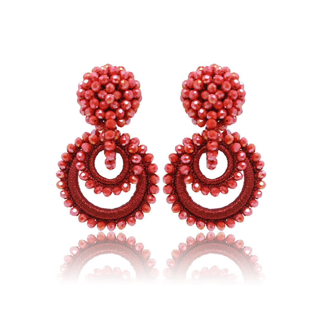 Aros Viena M - Rojo
